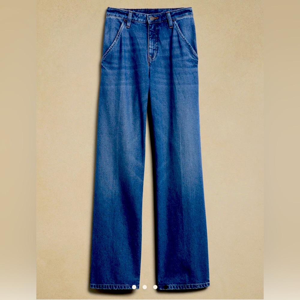 Banana Republic High Rise Denim Trouser